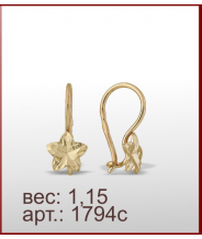 Серьги 1794с