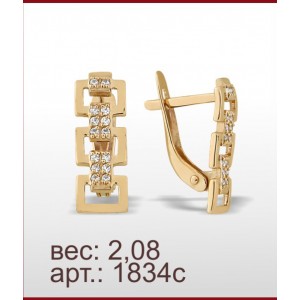 Серьги 1834с